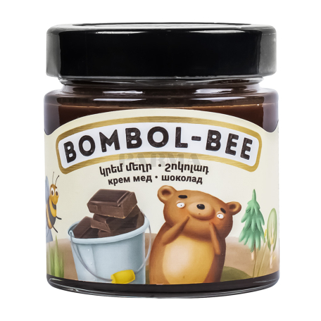 Կրեմ-մեղր «Bombol-Bee» շոկոլադ 220գ