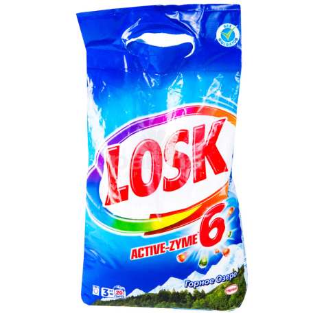 Փոշի լվացքի «Losk Color Active Zyme» 2.7կգ
