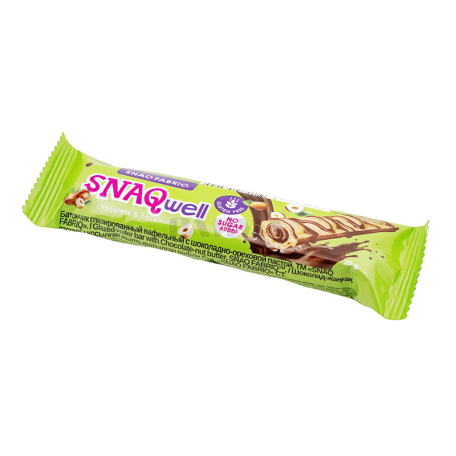 Բատոն «Snaq Fabriq Snaqwell» կաթնային շոկոլադ, պնդուկ, առանց շաքար 20գ