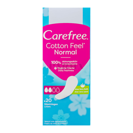 Միջադիրներ ամենօրյա «Carefree Aloe»