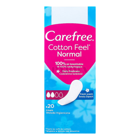 Ամենօրյա միջադիրներ «Carefree Cotton Fresh»
