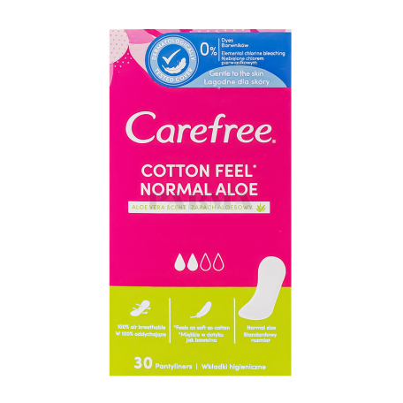 Միջադիրներ ամենօրյա «Carefree Aloe»