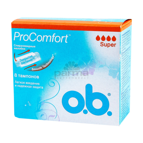 Տամպոններ «o.b. Pro Comfort Silk Touch Super»