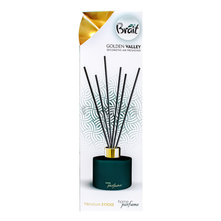 Սենյակի բուրավետիչ «Brait Golden Valley» +ռաթթան փայտիկներ 100մլ