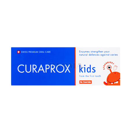 Ատամի մածուկ  «Curaprox» մանկական, քաղցր ելակ 60մլ