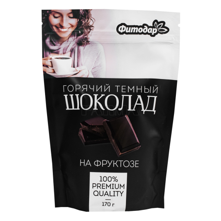 Տաք շոկոլադ «Фитодар» մուգ, ֆրուկտոզայով 170գ