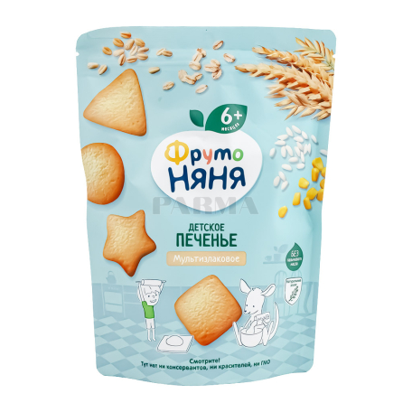 Թխվածքաբլիթ «Фруто Няня» բազմահացահատիկային 120գ