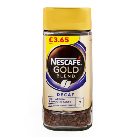 Սուրճ լուծվող «Nescafe Gold Blend Decaf» 95գ