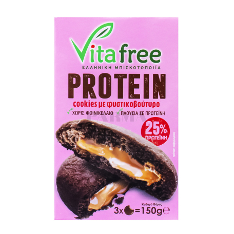 Թխվածքաբլիթ «Vita Free Protein» գետնանուշի կրեմ 150գ