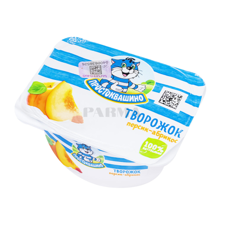 Կաթնաշոռային արտադրանք «Простоквашино» դեղձ, ծիրան 3.6% 130գ