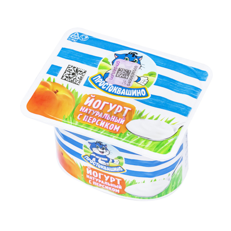 Յոգուրտ «Простоквашино» դեղձ 2.9% 110գ