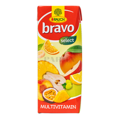 Հյութ բնական «Bravo» մուլտիվիտամին 200մլ