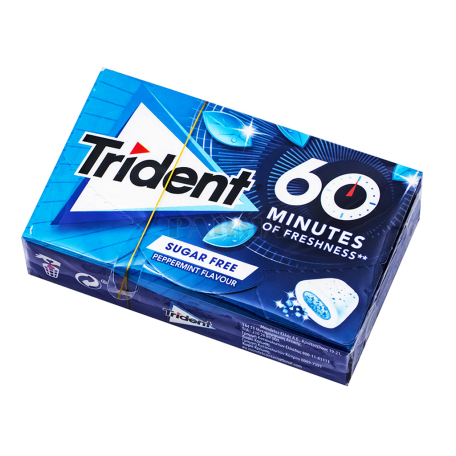 Մաստակ «Trident» անանուխ, առանց շաքար 20գ