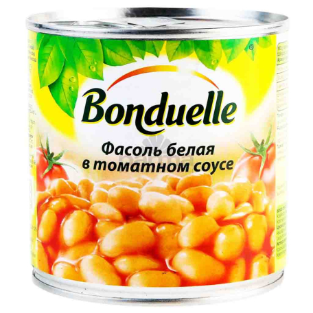 Белая фасоль в томатном соусе `Bonduelle` 430г