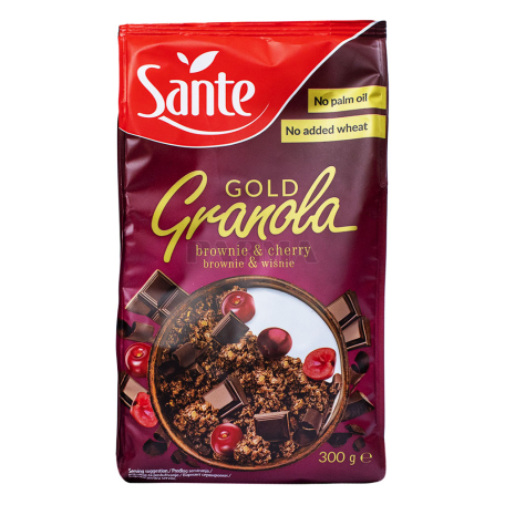 Գրանոլա «Sante Gold» շոկոլադ, բալ 300գ