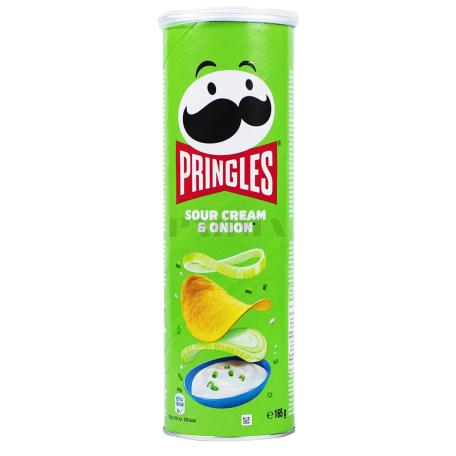 Չիպս «Pringles» թթվասեր, սոխ 165գ