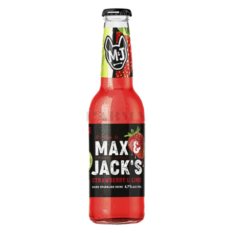 Կոկտեյլ «Max&Jack`s» ելակ, լայմ 400մլ