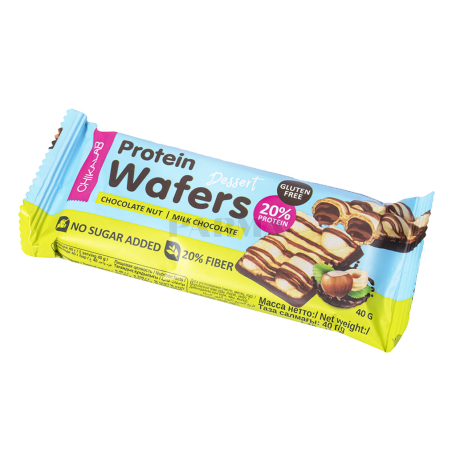 Վաֆլի «Chikalab» պնդուկ, շոկոլադ 40գ