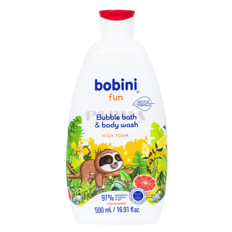 Լոգանքի գել-փրփուր «Bobini» մանկական, ցիտրուս 500մլ