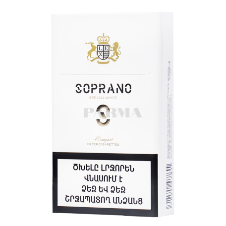 Ծխախոտ «Soprano Slims Special White Compact»