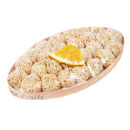 Апельсин сушеный с кунжутом 300г