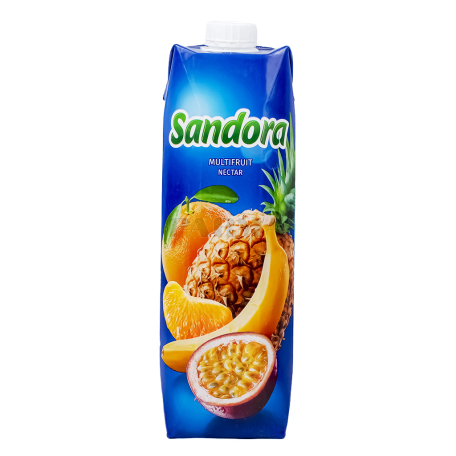 Հյութ բնական «Sandora» մուլտիվիտամինային 970մլ