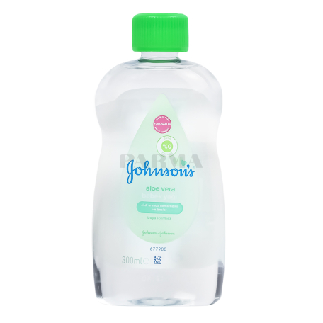 Յուղ մարմնի «Johnson`s Baby» մանկական, ալոե վերա 300մլ