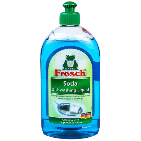 Жидкость для мытья посуды `Frosch Soda`  500мл