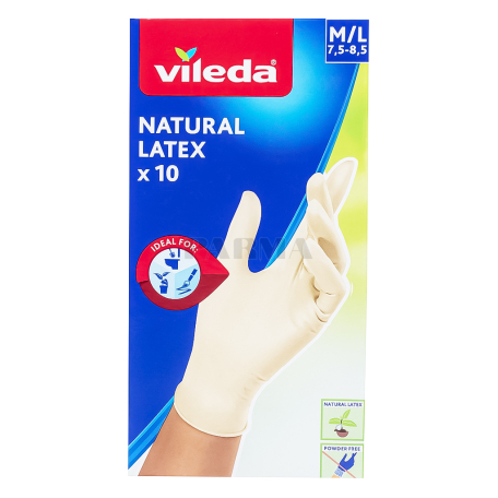 Մեկանգամյա օգտագործմաան ձեռնոցներ «Vileda M/L» 10հատ