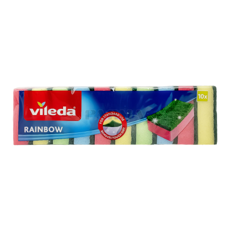 Սպունգ «Vileda Rainbow» 10հատ