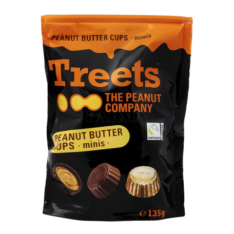 Շոկոլադե կոնֆետներ «Treetsbar Minis» գետնանուշ 135գ