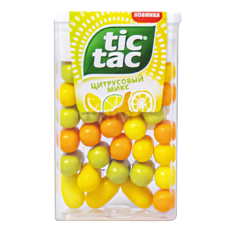 Սառնաշաքար «Tic Tac» ցիտրուսային միքս 16գ