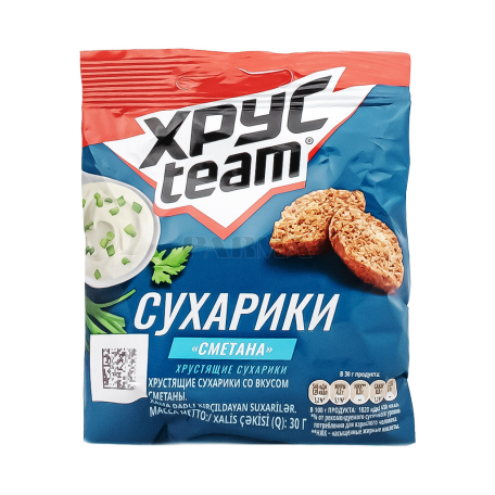 Չորահաց «Хруст Team» թթվասեր 30գ