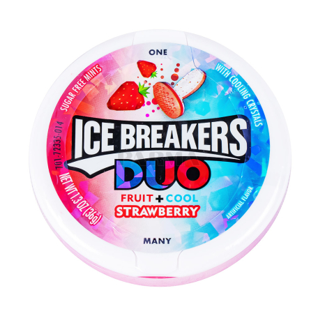 Սառնաշաքար «Ice Breakers» ելակ, առանց շաքար 36գ