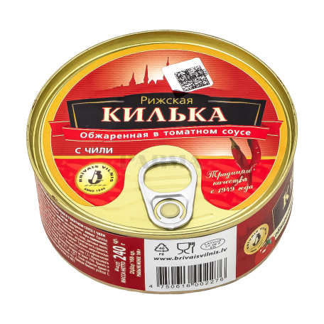 Sprats "Brivais Vilnis" in tomato sauce 240g