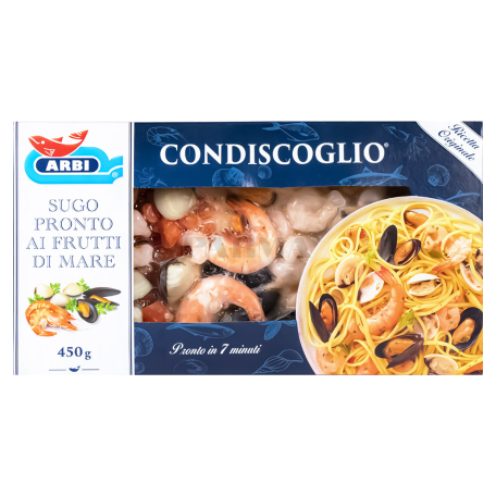 Ծովամթերքների խառնուրդ «Arbi» կակղամորթ, ծովախեցգետին 450գ