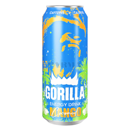 Էներգետիկ ըմպելիք «Gorilla» մանգո, կոկոս 330մլ