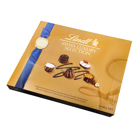 Շոկոլադե կոնֆետներ «Lindt Swiss Luxury» հավաքածու 443գ