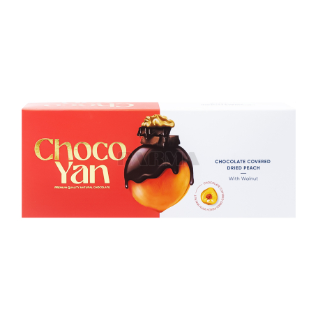 Շոկոլադե կոնֆետներ «Choco Yan» դեղձաչիր, ընկույզ 250գ