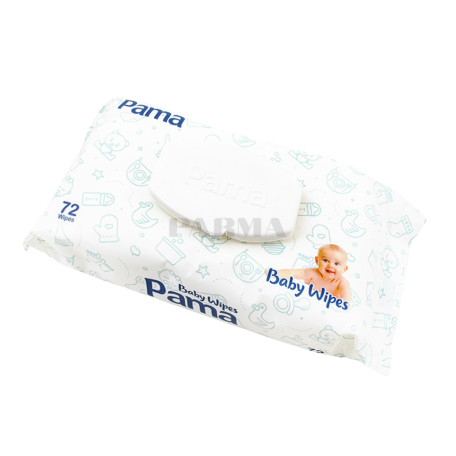 Անձեռոցիկ խոնավ «Pama» մանկական 72հատ