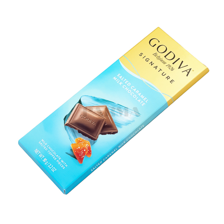 Շոկոլադե սալիկ «Godiva Signature» կաթնային, աղի կարամել 90գ