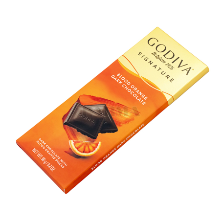 Շոկոլադե սալիկ «Godiva Signature» մուգ, նարինջ 90գ