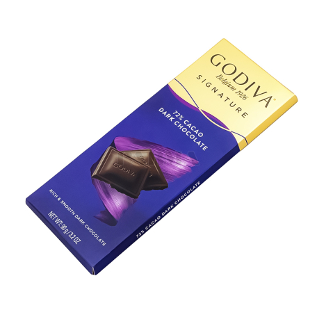 Շոկոլադե սալիկ «Godiva Signature» մուգ 72% 90գ