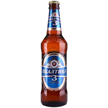 Пиво `Балтика N3` светлое 450мл