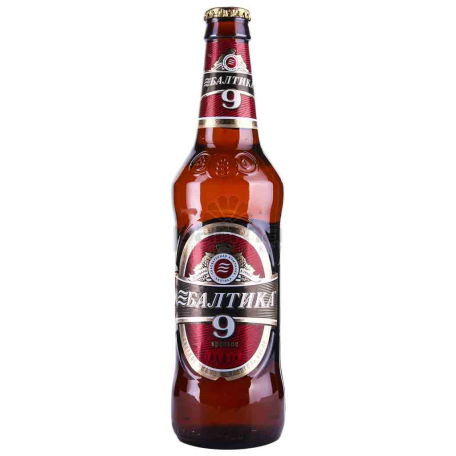 Пиво `Балтика N9` крепкое 450мл