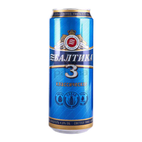 Пиво `Балтика N3` 450мл