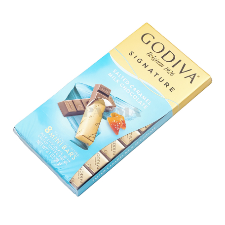 Շոկոլադե սալիկ «Godiva Signature» կաթնային, ծովի աղով 8հատ 90գ