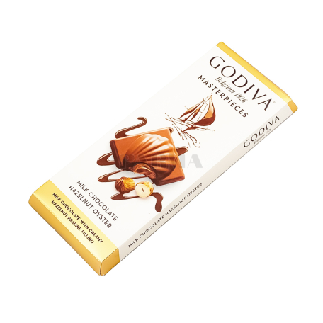 Շոկոլադե սալիկ «Godiva Masterpieces» կաթնային, պնդուկ 83գ