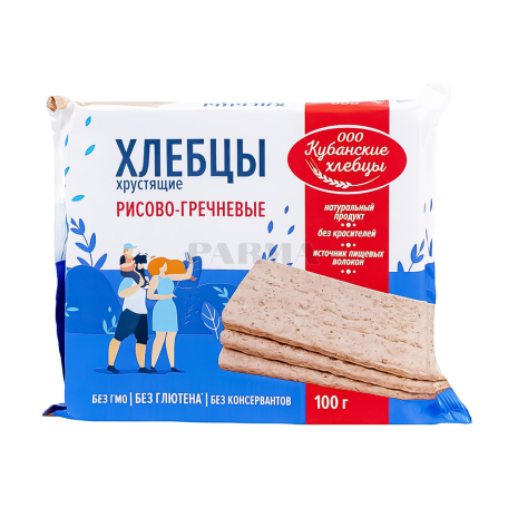 Հացիկ «Кубанские» բրնձի, հնդկաձավարի 100գ