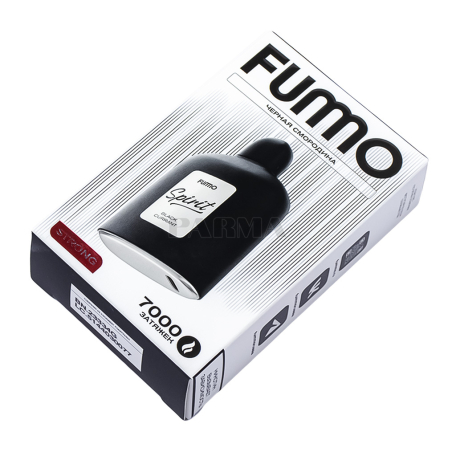 Ծխախոտ էլեկտրական «Fummo Spirit Strong 7000» սև հաղարջ